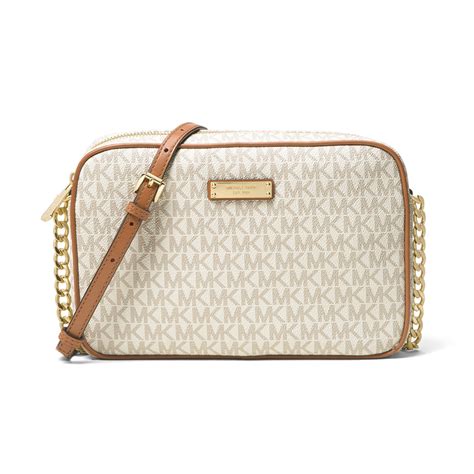 michael kors signature large east west crossbody handbag|Michael Kors large crossbody bag.